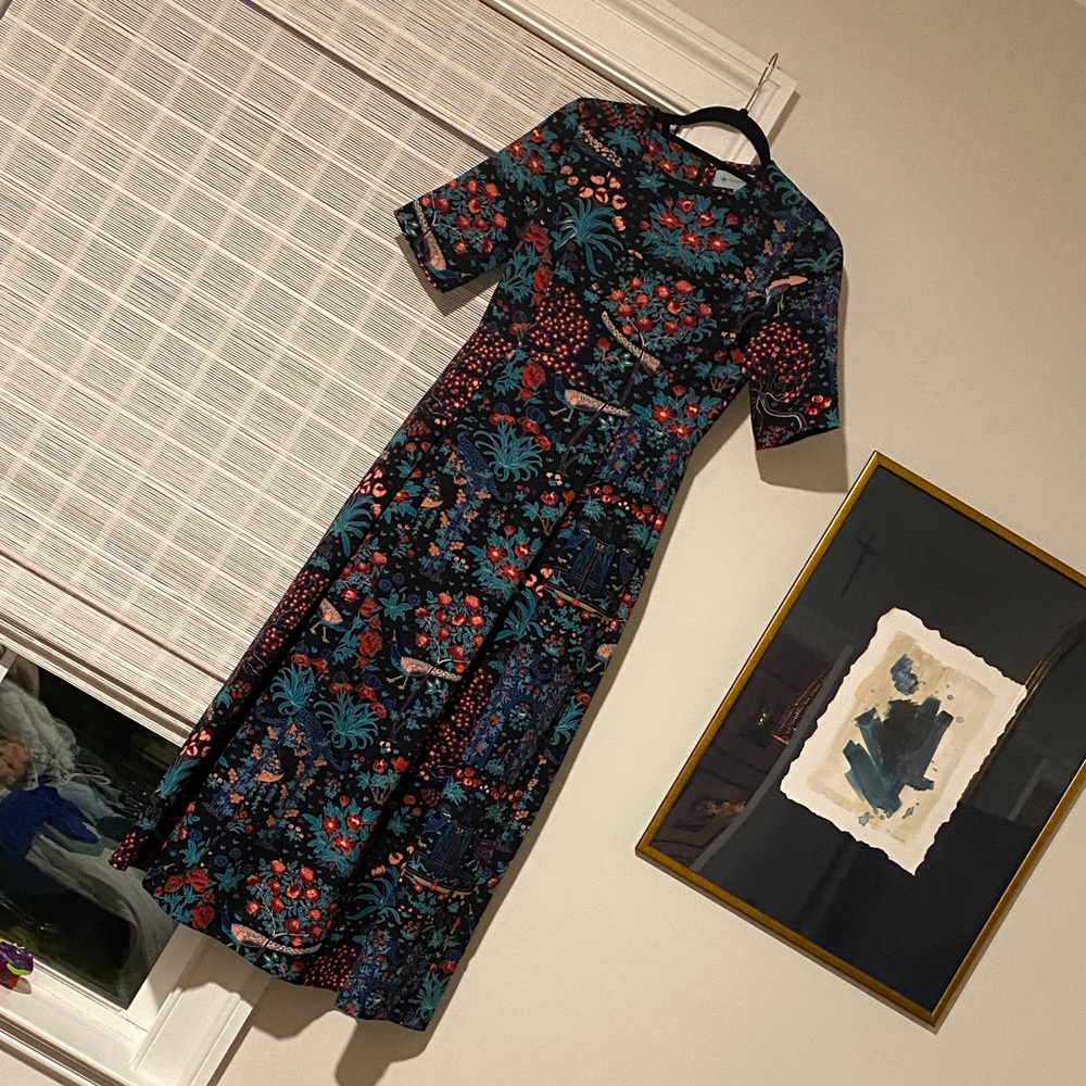 Tuckernuck Multicolor Floral Midi Dress